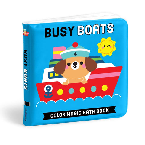 Color Magic Bath Book - Busy Boats
