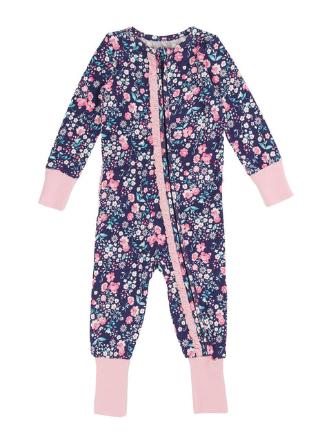 Moonlit Meadow Ruffle Bamboo Convertible Pajama