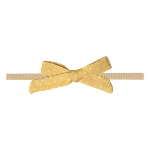 Ribbon Baby Bow - Marigold