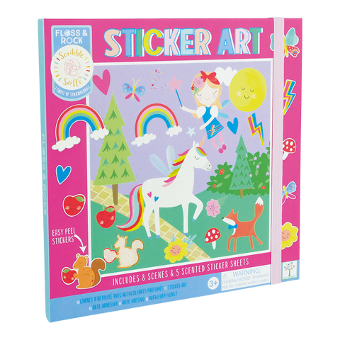Rainbow Fairy Sticker Art