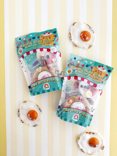 Sunny Side Diner KidDough Play Kit | Pancakes & Syrup Scented