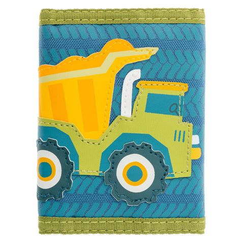 Kids Tri-Fold Wallet - Shark Blue