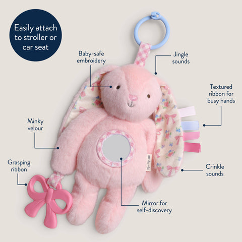 Bitzy Traveler™ - Pink Bunny