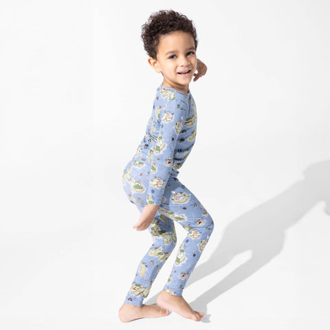 Kids Bamboo Pajama Set - Pirate Cove