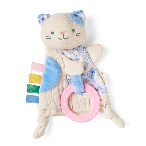 Bitzy Crinkle™ Sensory Toy & Teether - Kitty