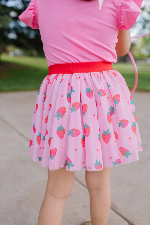 Tulle Skirt - Strawberry Dream