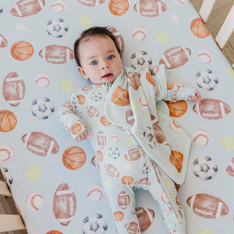 Three-Layer Security Blanket Set - Sports Medley