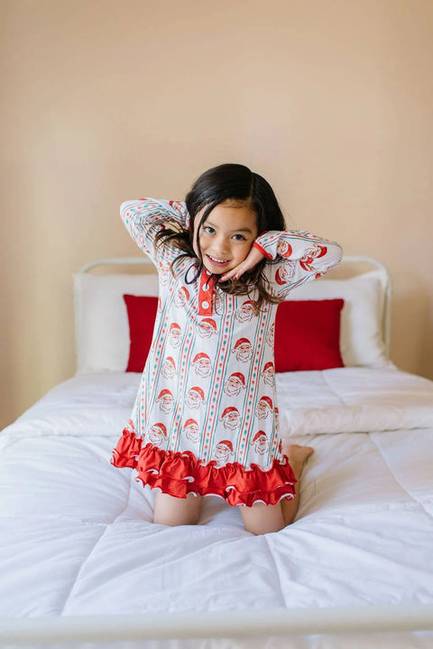 Nightgown in Vintage Santa