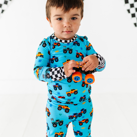 Monster Trucks Kids Pajama