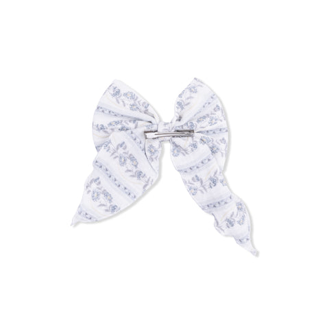 Large Bow - Kimberly Floral Stripe