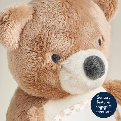 Itzy Bitzy Mirror™ Sensory Tummy Time Mirror - Theo the Bear