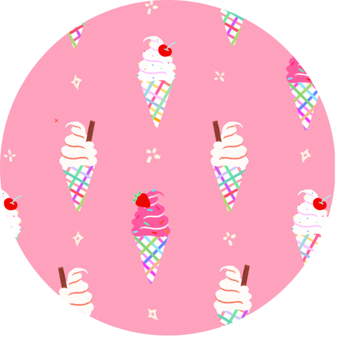 Pink Sundae Funday Bamboo Pajama Set for Kids