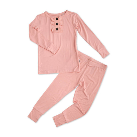 Olivia Pink Kids Bamboo Pajama Set