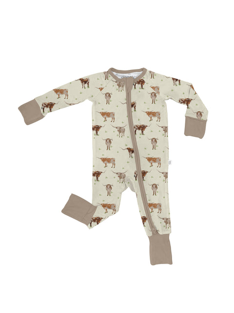 Longhorn Cows Convertible Pajamas
