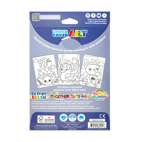 Undercover Art: Hidden Pattern Coloring Activity - Garden Pals