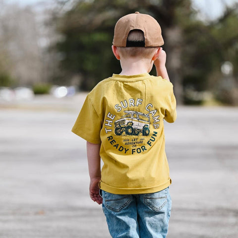 Gold Dust Surf Camp Kids Graphic Shirt