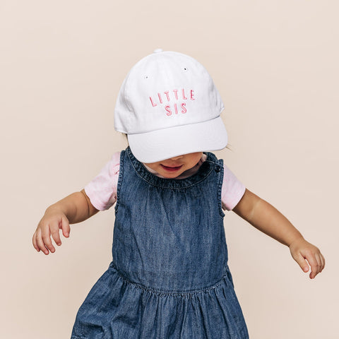 Light Pink Little Sis Hat for Girls