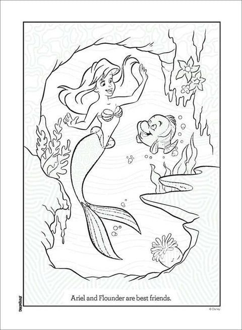 Disney Little Mermaid: Magic Pattern Reveal Coloring Book