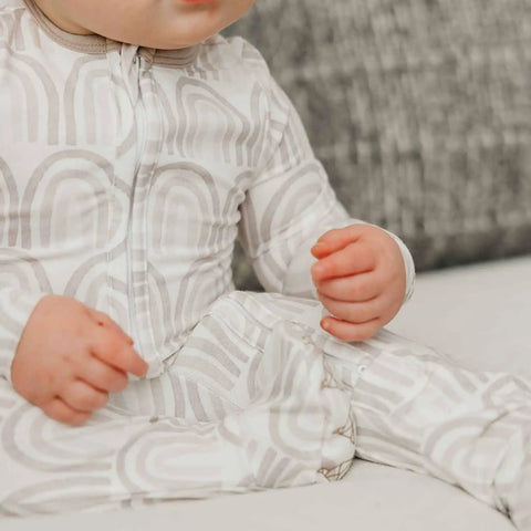 Zip-Up Footie Pajama - Bliss