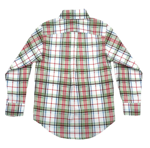 Carter Oxford Shirt - Creme Plaid 