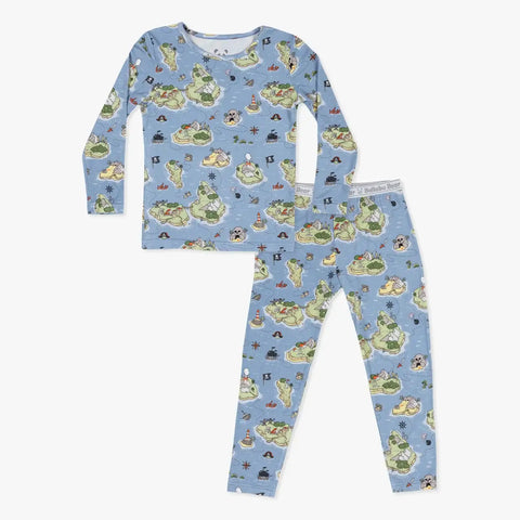 Kids Bamboo Pajama Set - Pirate Cove