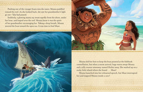 Disney Moana Book & Magnetic Playset