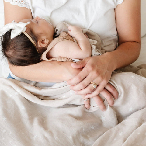 Bamboo Muslin Swaddle: Starry Night