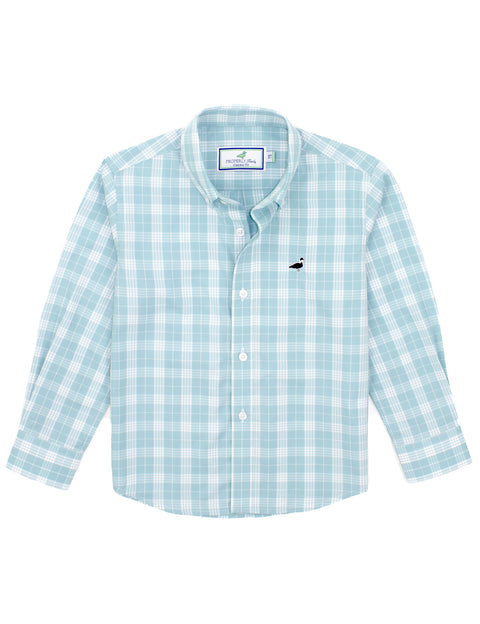 Boys Seasonal Sportshirt - Spanish Moss