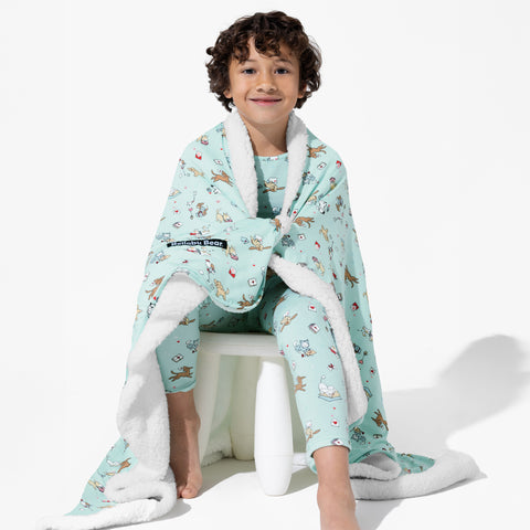 Puppy Love Kids Bamboo Pajama Set