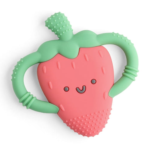 Chew Crew™ Teether - Strawberry