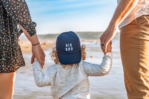 Hunter Green Big Bro Hat for Boys