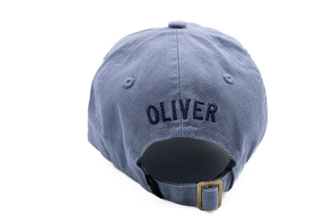 Dusty Blue Big Bro Hat for Boys