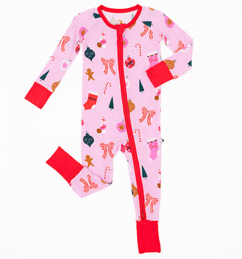 Mistle-Toast Convertible Footie Pajama