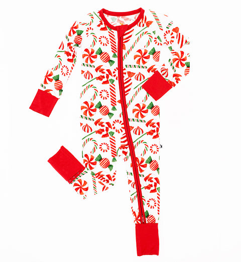 Pretty In Peppermint Convertible Footie