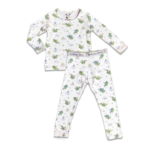 Kids Bamboo Pajama Set - Dragon