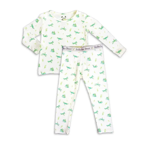 Kids Bamboo Pajama Set - Dragonfly