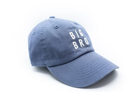 Dusty Blue Big Bro Hat for Boys