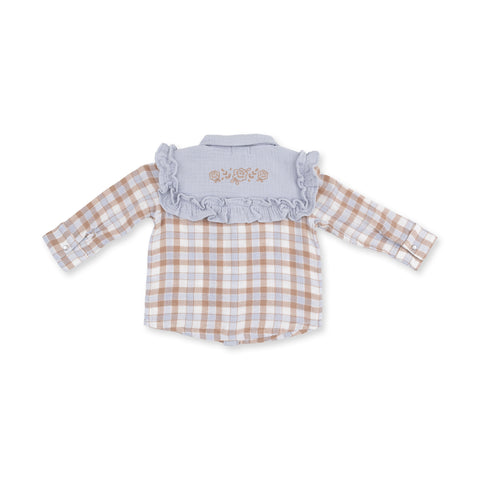 Loretta Top - Western Plaid