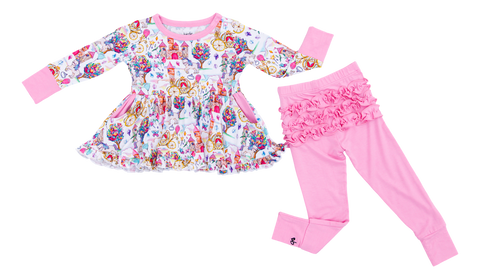 Ella Birdie Peplum Set