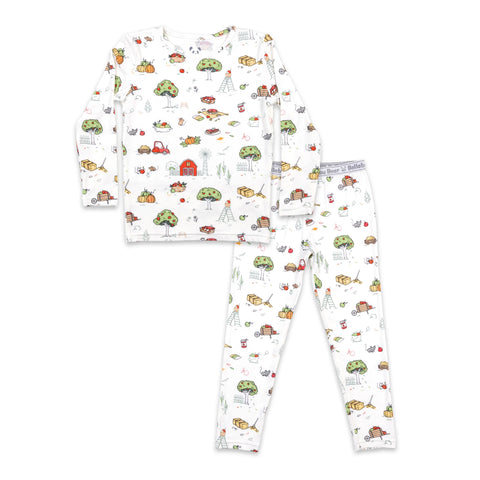 Fall Vibes Kids Bamboo Pajama