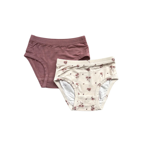 Mini Floral Girl's Underwear Set