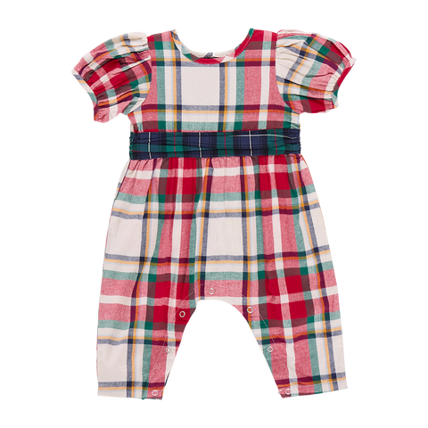 Holiday Tartan Baby Girls Ruby Jumper