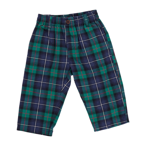 Green Tartan Baby Boys Jackson Pant