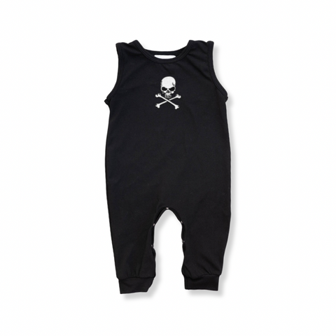 Black Tank Pirate Romper