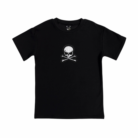 Pirate Skull Bamboo Terry Kids T-Shirt