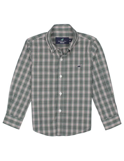 Boys Seasonal Sportshirt - Mistletoe