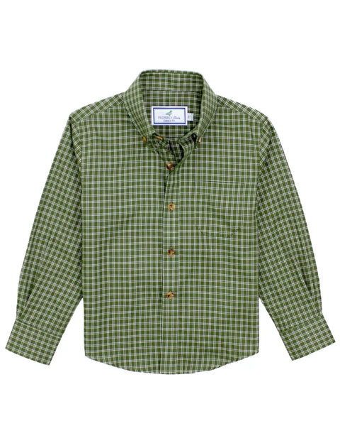 Boys Woodland Sportshirt - Cypress Needle