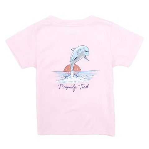 Girls Dolphin Tee Shirt