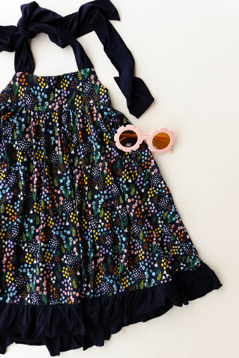 Bella Dress - Black Hyacinth