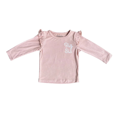 Big Sis Girl's Long Sleeve Ruffle Top